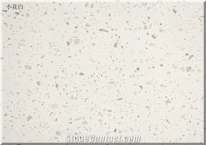 Ls-E014 Floret White / Artificial Stone Tiles & Slabs
