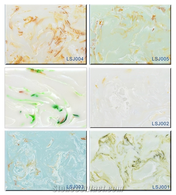 Ls-J006 Colourful Jade / Artificial Stone Tiles & Slabs