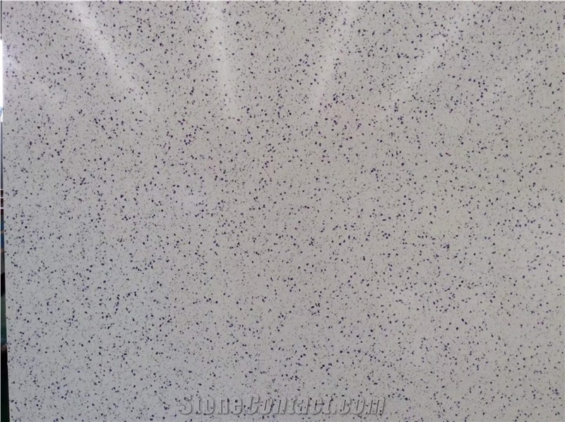 Ls-Q005 Purple Diamond Artificial Stone Slabs&Tiles Flooring