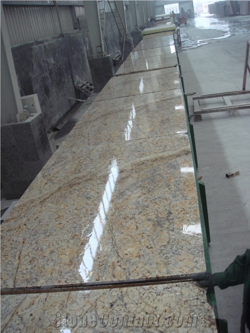 Polished Diamond Gold Granite Tiles&Slabs Flooring&Walling