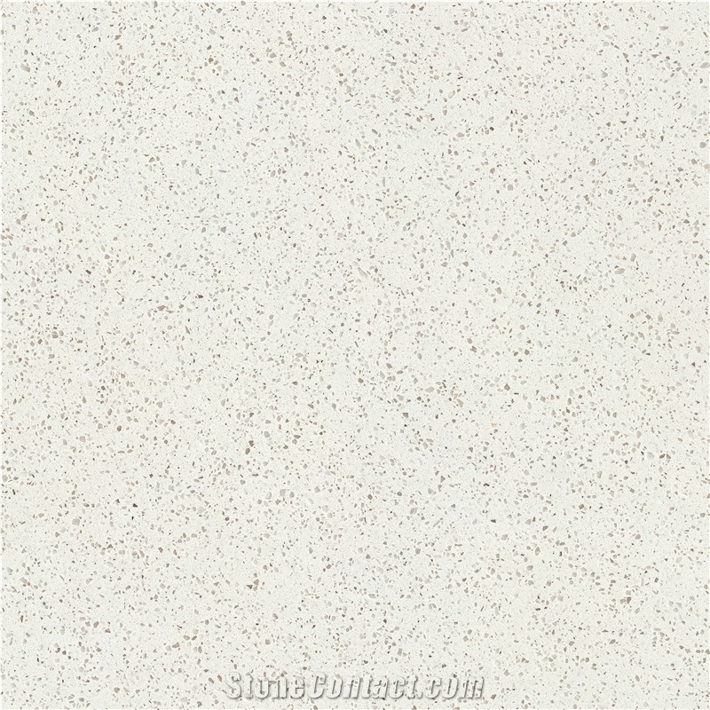 White Ls-S006 Snow Crystal Artificial Stone Slabs&Tiles Flooring