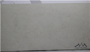 Dreamy Marfil-No.6232(Cs5220)Quartz Slab/Tile for Countertops