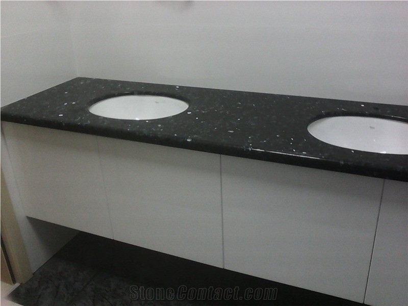 Blue Pearl Granite Bathroom Counter Top