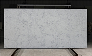 Big Gray Quartz Stone Customized Kitchen Countertops, Worktops