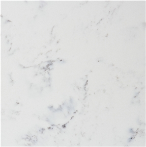 China Carrara White Quartz Artificial Engineered Stone Slabs, Tiles