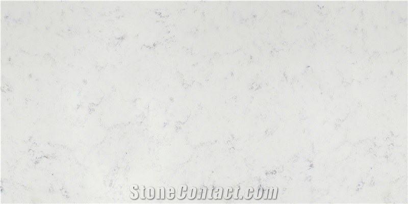 China Carrara White Quartz Artificial Engineered Stone Slabs, Tiles
