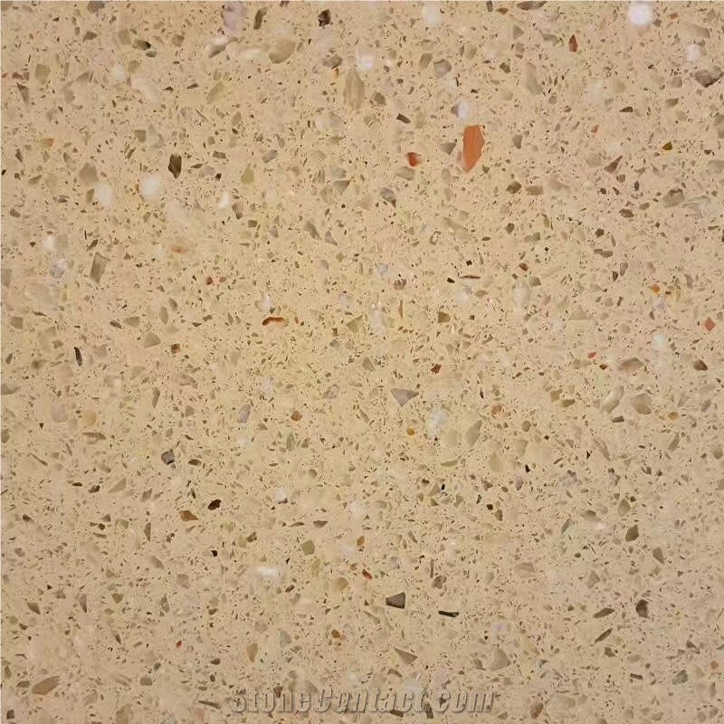 Dark Beige Terrazzo Stone Tiles, Artificial Stone, Wall/Floor,Tm002b