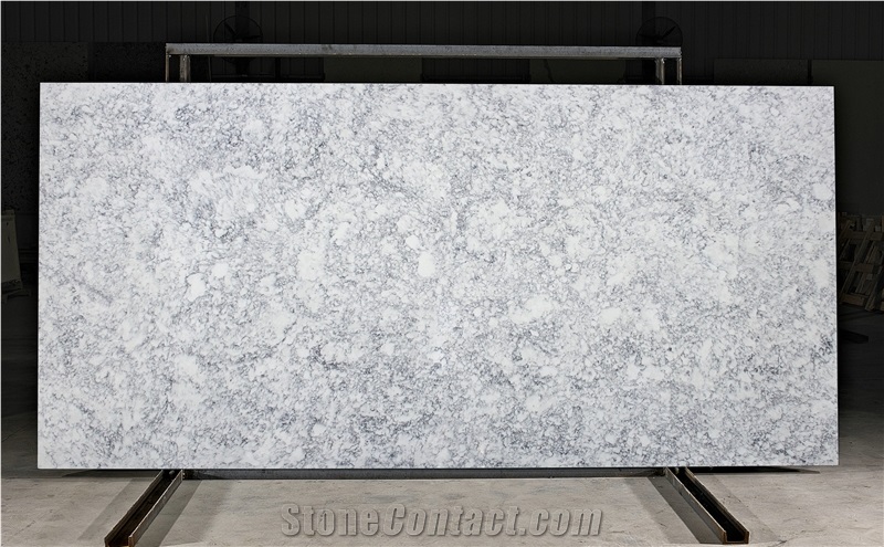 Large Heibai Quartz Stone Customized Kitchen Countertops & Worktops