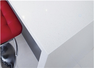 Maple White Quartz Stone Customized Kitchen Countertops & Worktops