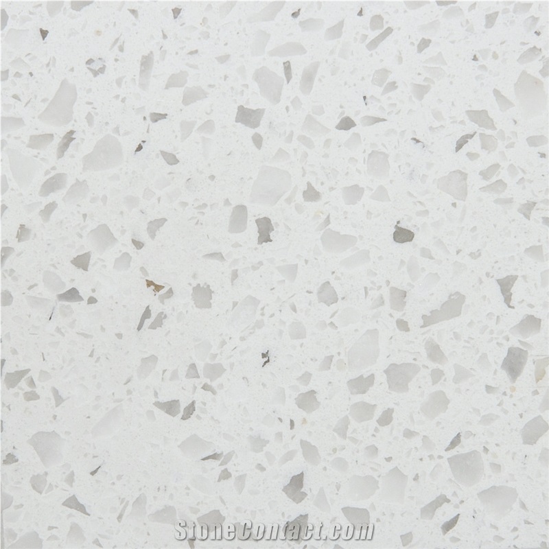 Vanilla White China Quartz Artificial Engineered Stone Big Slabs,Tiles