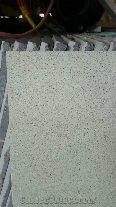 White Terrazzo Tiles, Artificial Stone for Wall & Floor,Tm018w