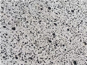 Black Lava Stone with Holes for Paving and Wall Competitive Prices