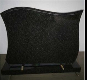 Manufacture Cheap Price Black Granite Polished Headstone