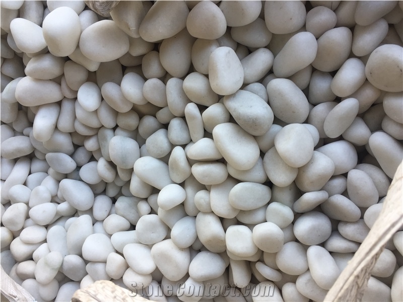 Natural Stone White Pebbles