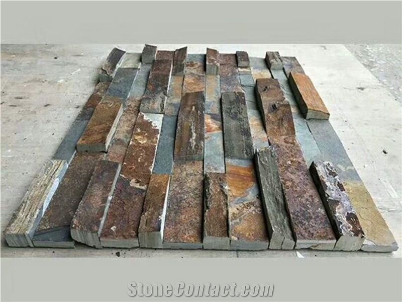 Rusty Slate Culture Stone Panel for Wall Decoration