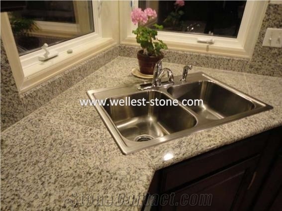 G637 China Tiger Skin White Granite Kitchen Countertops