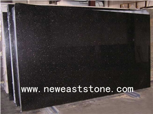 India Black Star Galaxi Nero Star Black Galaxy Granite Slab Wholesale