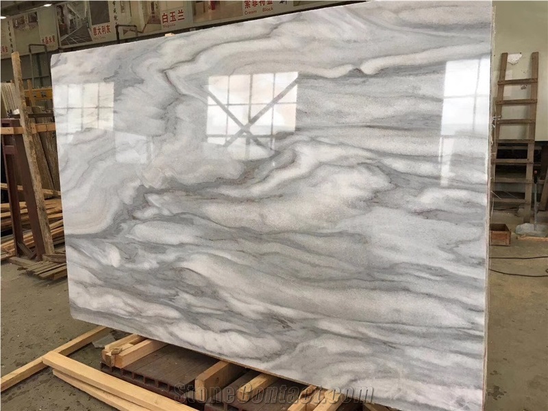 Cloud White Marble Slabs and Tiles,White Marble Polished Tiles
