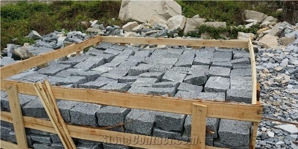 G654 Granite Cube Stone China Dark Grey Granite Exterior Pavers&Floors