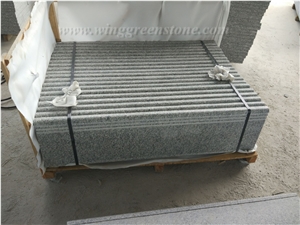 Polished Light Grey G623 Granite Stairs&Steps, Xiamen Winggreen Stone