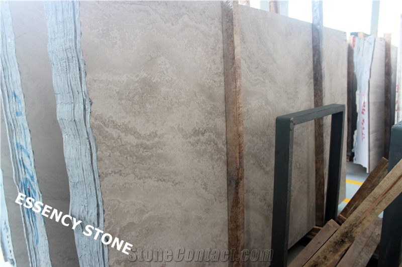 Cross Cut White Wood Marble Slab and Tile,China Serpeggiante Marble