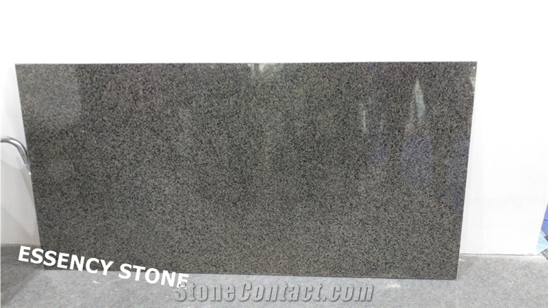 Polished Yixian Black Granite Tile,Sesame Black Granite