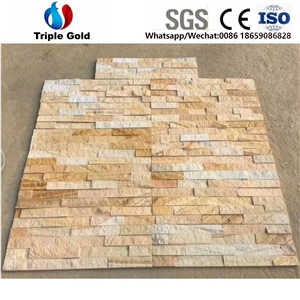 China Multicolor Cultured,Yellow Rusty Slate,Slab,Tile,Wall Cladding
