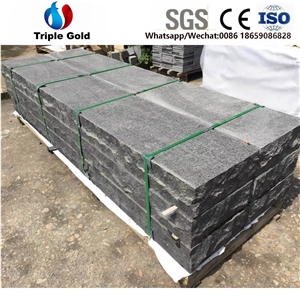 G684,China Fuding Absolute Pure Black Basalt Floor Tile,Slab