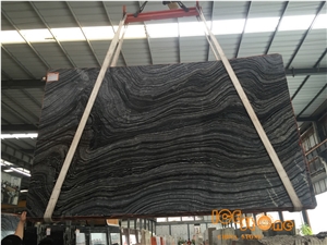 China Silver Wave Brown Marble,Wooden Slab,Interior Wall and Floor