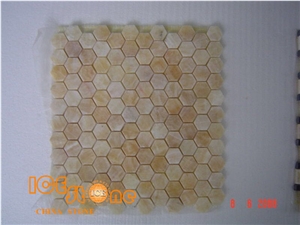 Honey Onyx Mosaic for Wall Cladding