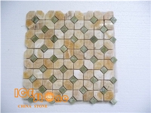 Honey Onyx Mosaic for Wall Cladding