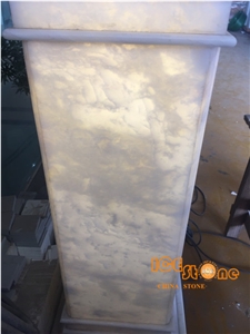 Royal White Onyx,Nice Decorated Stone,Pervious to Light, Hot Sale,