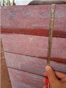Good Price Chinese Red Porphyry Paver Paving Stone