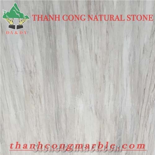 Vietnam Wooden Vein White Marble 01
