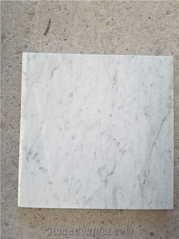 Bianco Carrara Commercial Marble Tiles