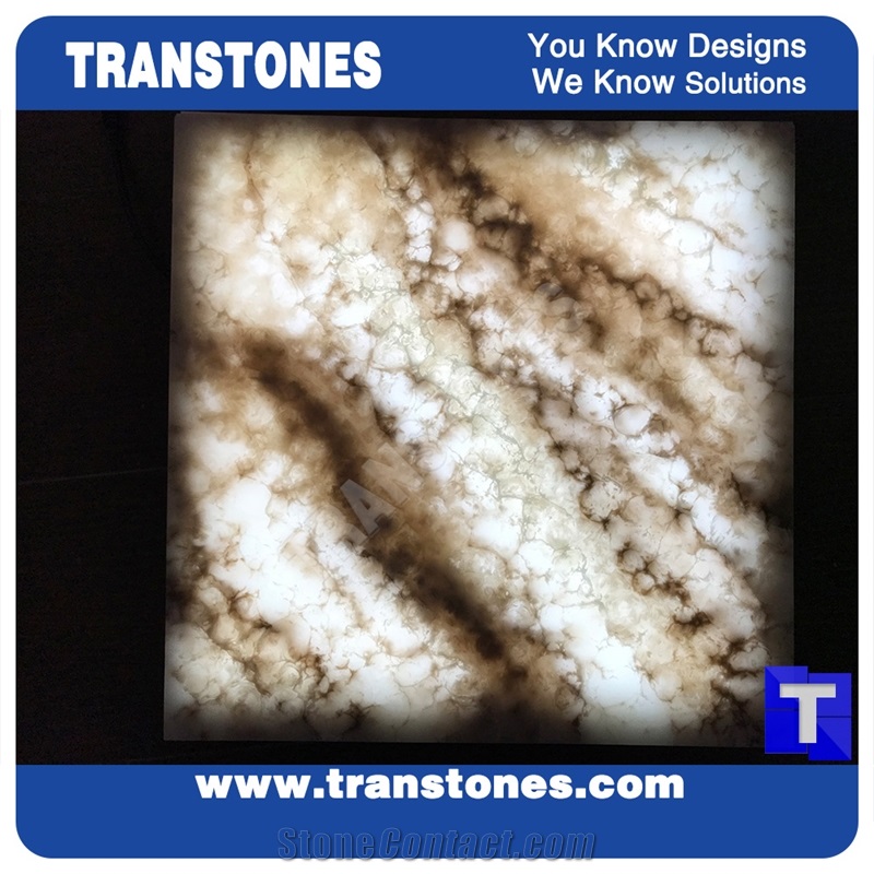 Faux Sheet Artificial Onyx Translucent Resin Panel