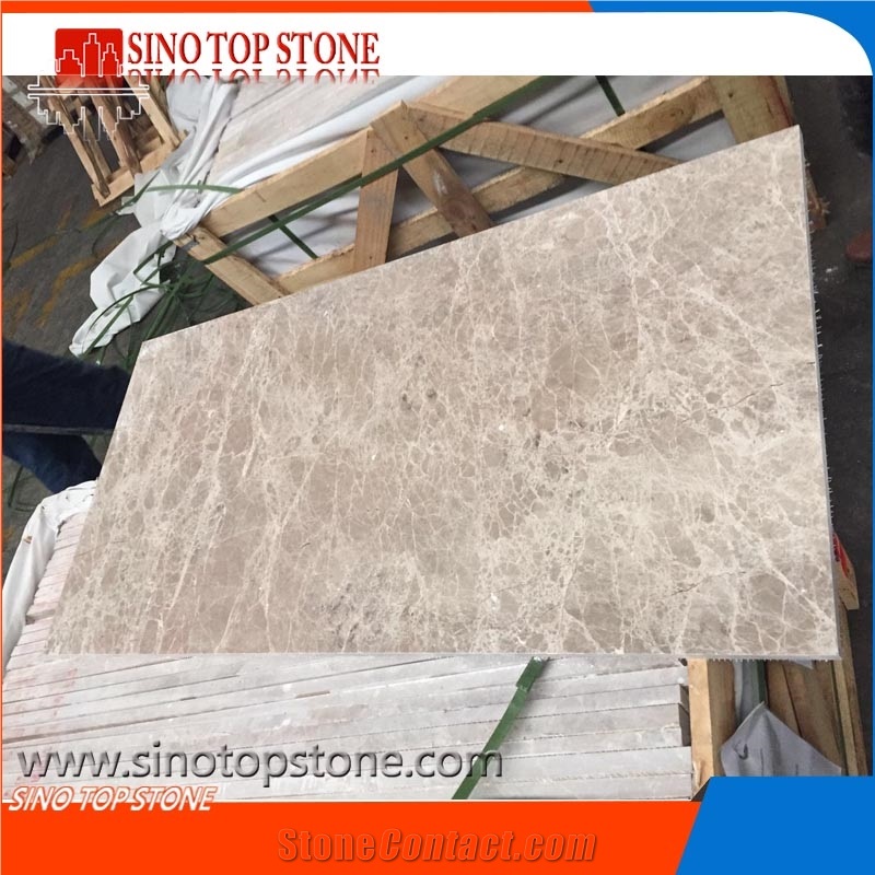 China Light Emperador, China Cheap Beige Marble Tile