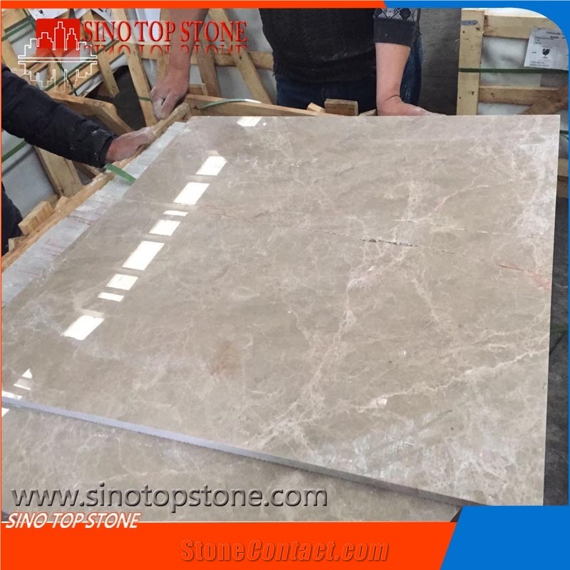 China Light Emperador, China Cheap Beige Marble Tile