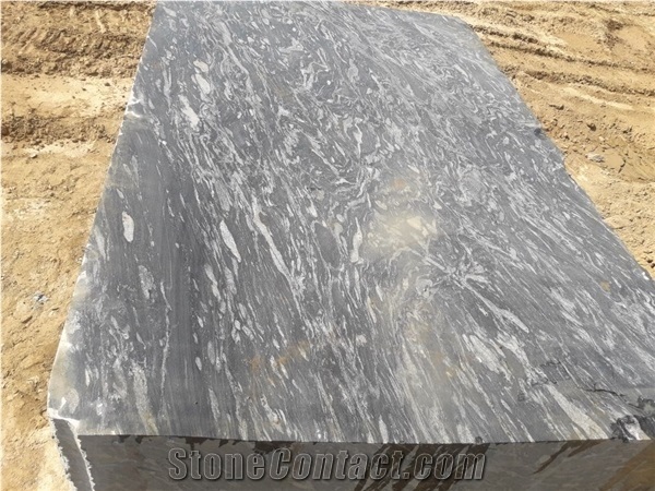 Silver Waves Granite Blocks, Black Forest Granite Block