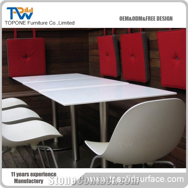 Acrylic Solid Surface Manmade Stone Home Furniture Table