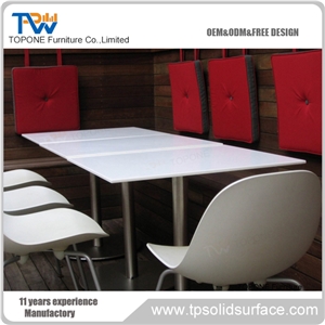 Acrylic Solid Surface Manmade Stone Home Furniture Table