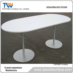 Antique White High Gloss Dining Table Restaurant Table
