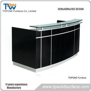 Beauty Salon Reception Desks Led Light Counter