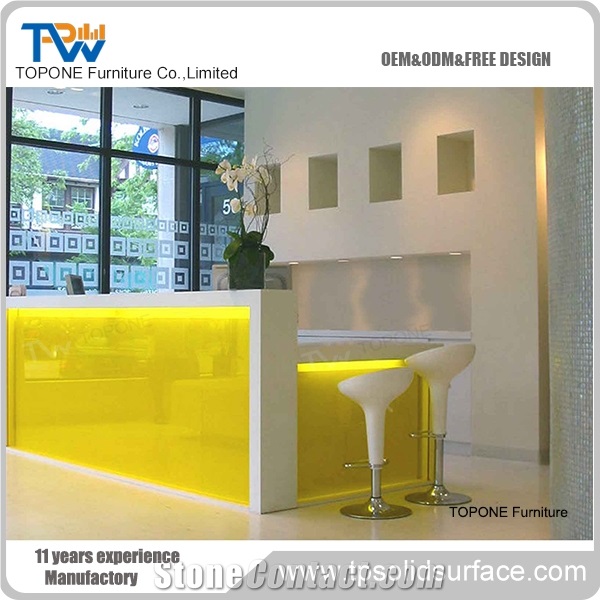 High Quality Solid Surface Reception Counter