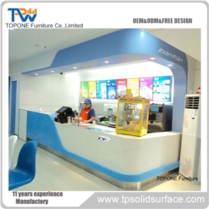 High Quality Solid Surface Reception Counter