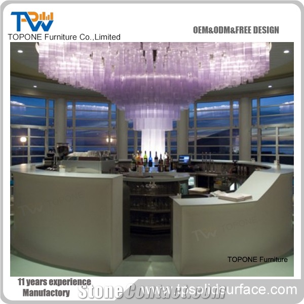High White Gloss Modern Reception Desk For Sale From China