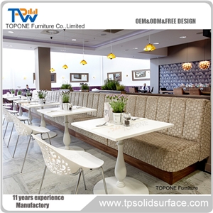 Man Made Stone Restaurant Furniture Table and Chairs