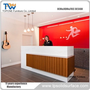 Marble Stone Manufacture Reception Desk for Office Furniture
