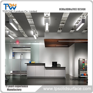 Material Reception Desk Office Furniture Reception Counter
