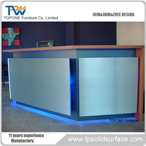 Solid Surface Marble Reception Desk
